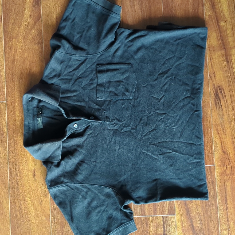 Brown Cotton Tasso Elba Collar Shirt